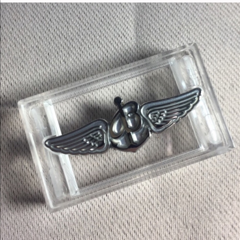 Breitling Pin for Lapel/Ties "Winged B" in Case